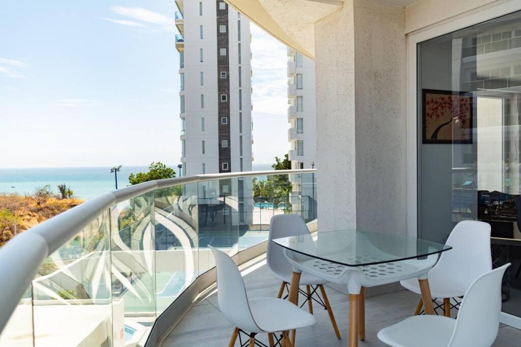 M3 Lujoso Y Comodo Departamento Con Playa 2 Piscinas Cancha De Tenis Jacuzzi Seguridad 24 Horas Manta Eksteriør bilde