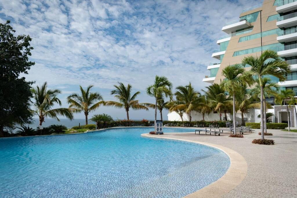 M3 Lujoso Y Comodo Departamento Con Playa 2 Piscinas Cancha De Tenis Jacuzzi Seguridad 24 Horas Manta Eksteriør bilde
